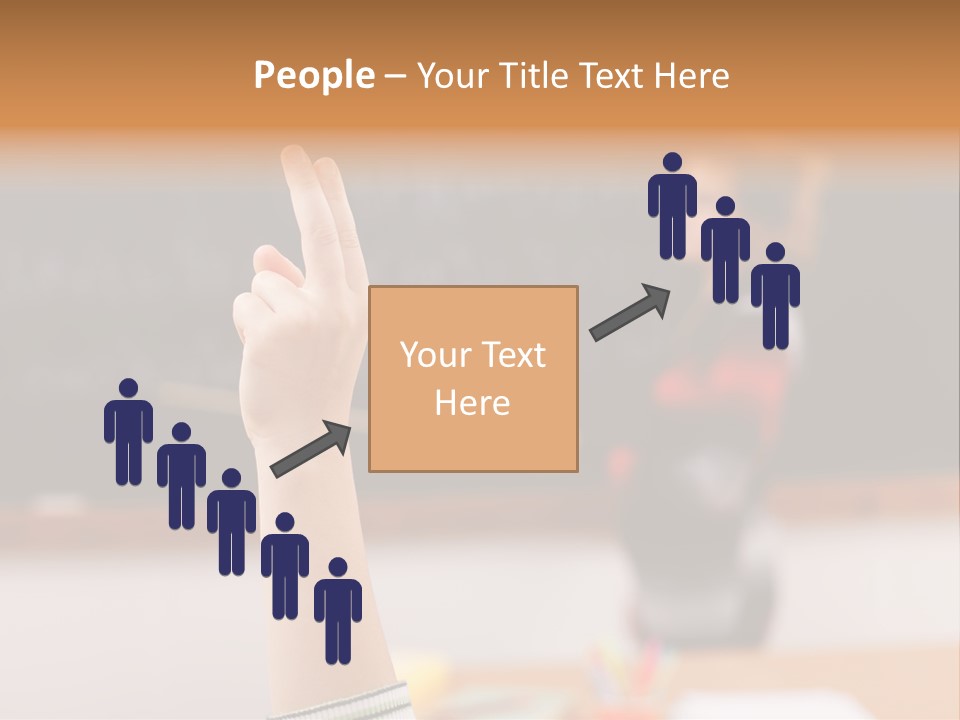 Point Class Hand PowerPoint Template