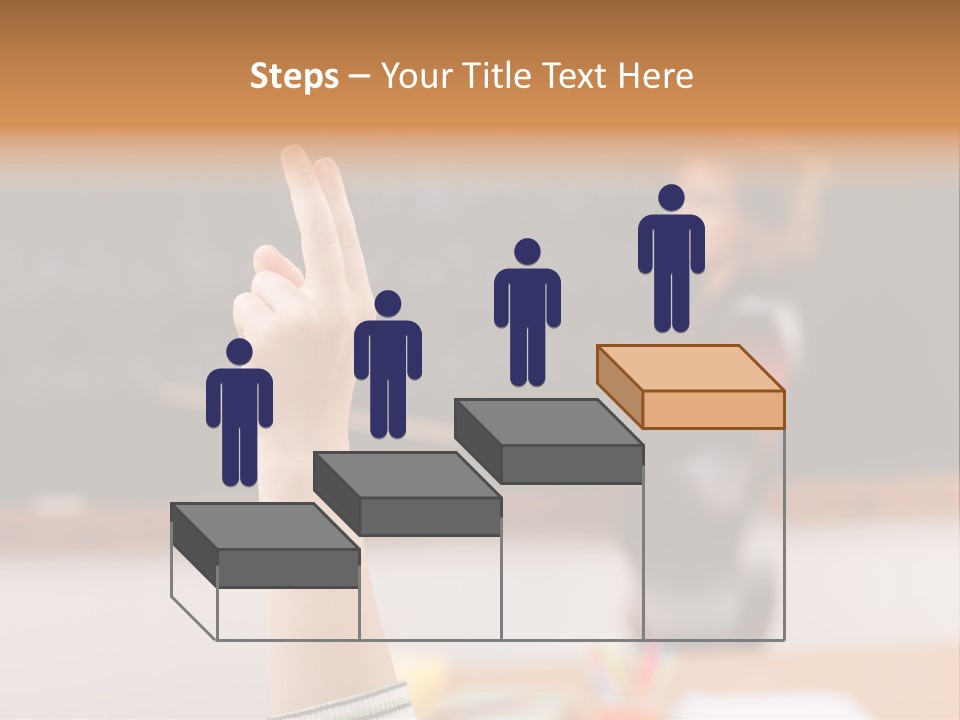 Point Class Hand PowerPoint Template