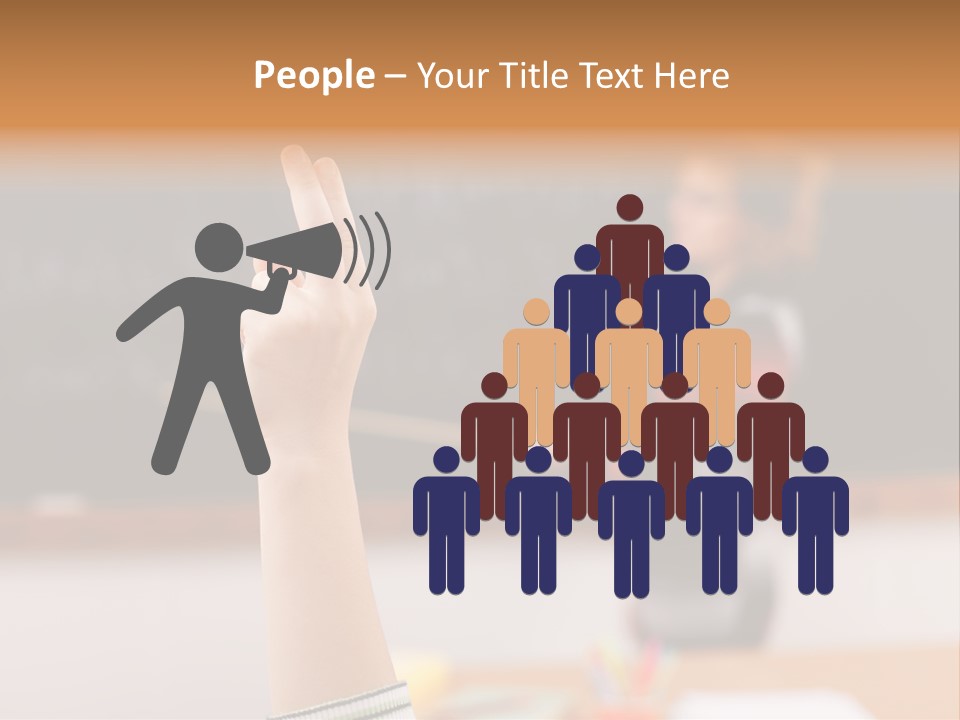 Point Class Hand PowerPoint Template