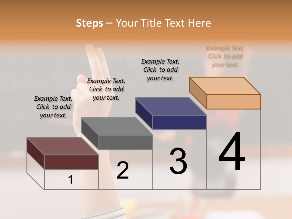 Point Class Hand PowerPoint Template