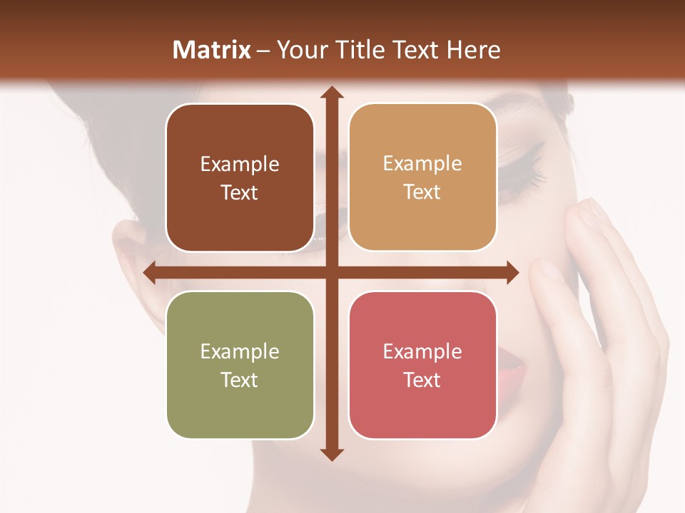 Modern Woman Beautiful PowerPoint Template