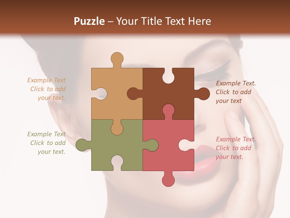 Modern Woman Beautiful PowerPoint Template