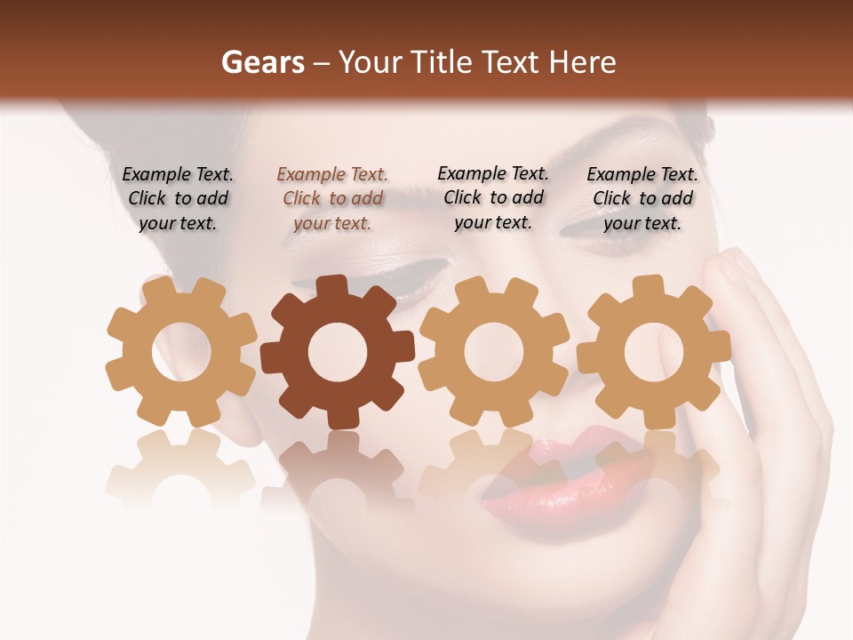 Modern Woman Beautiful PowerPoint Template