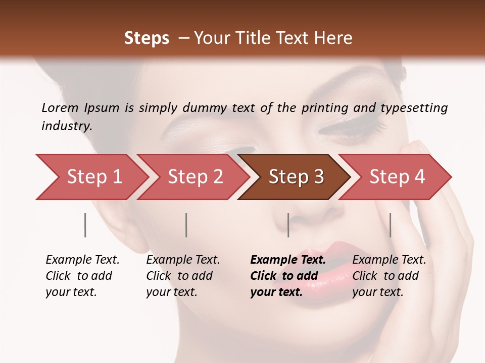 Modern Woman Beautiful PowerPoint Template