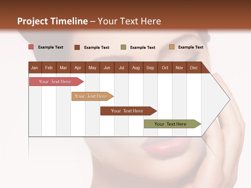 Modern Woman Beautiful PowerPoint Template