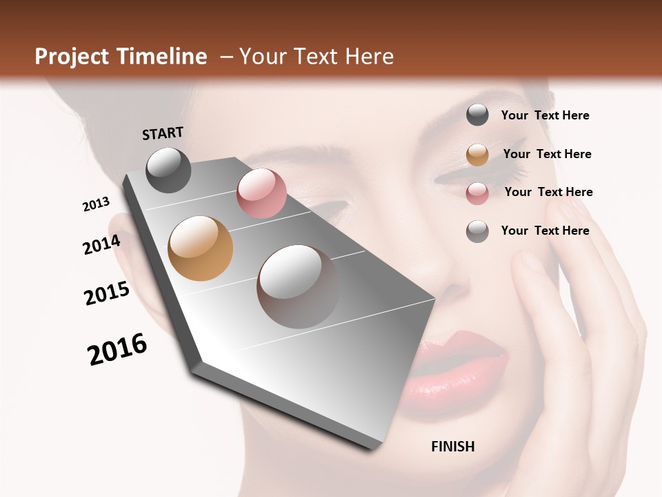 Modern Woman Beautiful PowerPoint Template