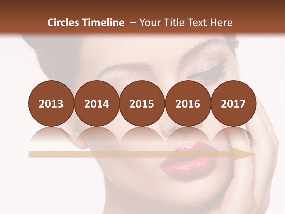 Modern Woman Beautiful PowerPoint Template