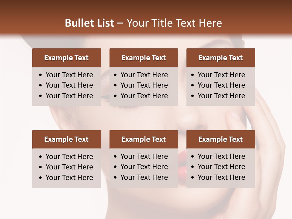 Modern Woman Beautiful PowerPoint Template