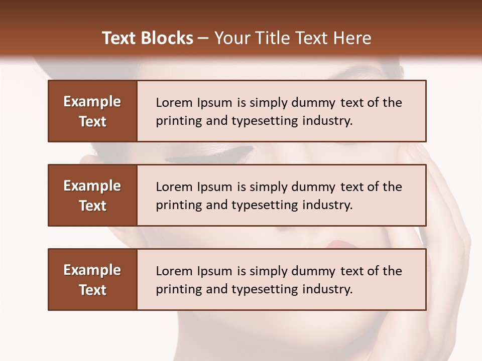 Modern Woman Beautiful PowerPoint Template