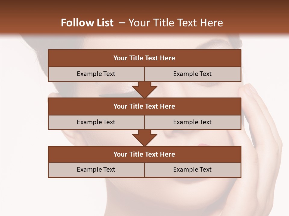 Modern Woman Beautiful PowerPoint Template