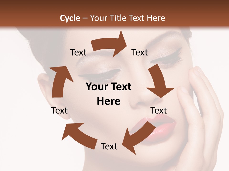 Modern Woman Beautiful PowerPoint Template