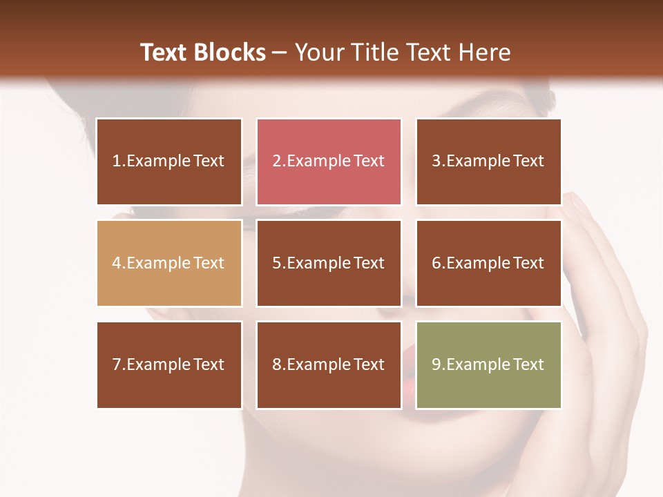 Modern Woman Beautiful PowerPoint Template