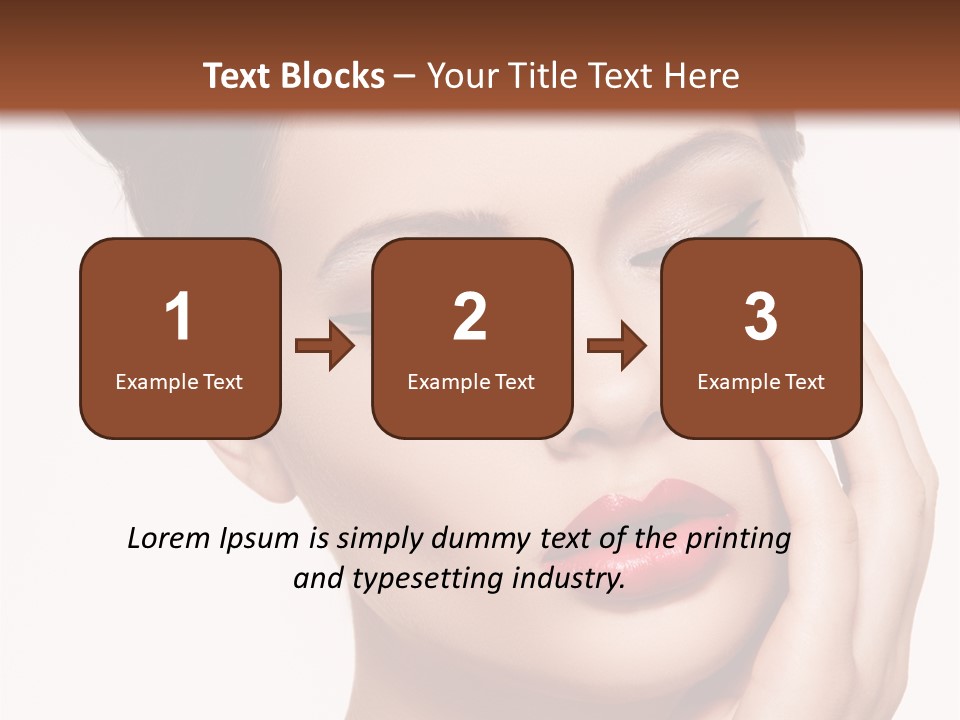 Modern Woman Beautiful PowerPoint Template