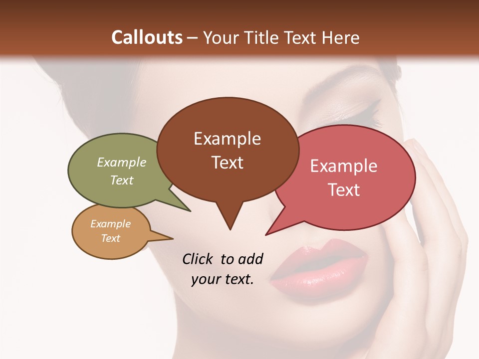 Modern Woman Beautiful PowerPoint Template