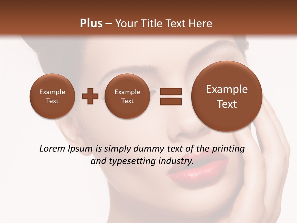 Modern Woman Beautiful PowerPoint Template