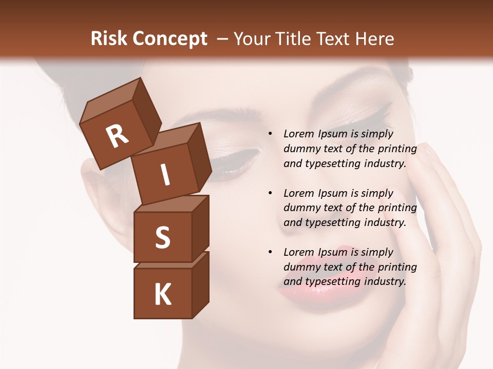 Modern Woman Beautiful PowerPoint Template