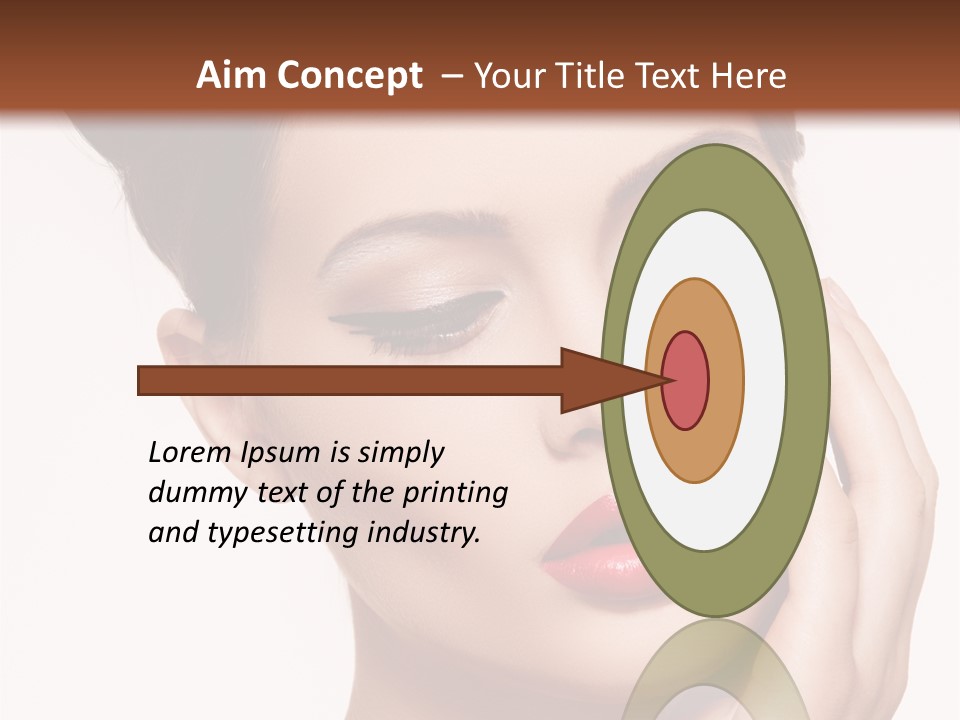 Modern Woman Beautiful PowerPoint Template