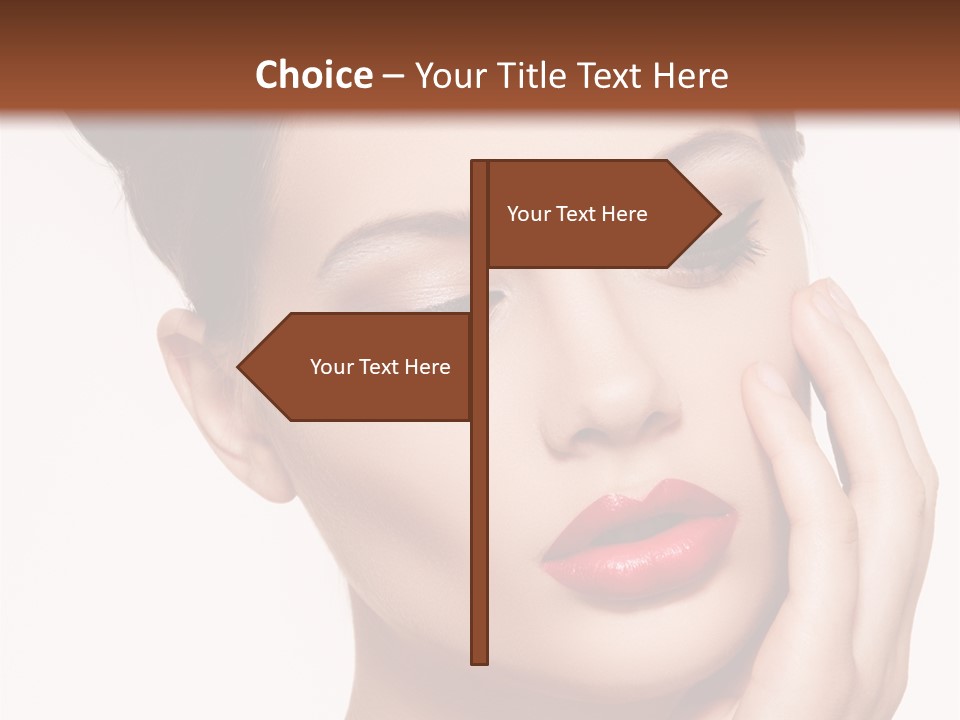 Modern Woman Beautiful PowerPoint Template