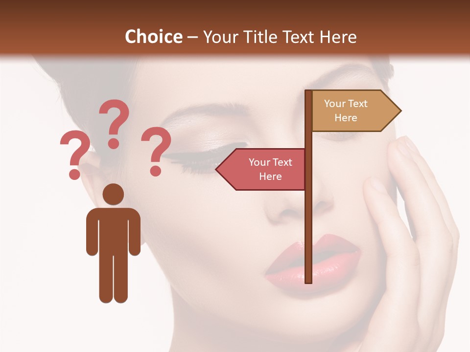 Modern Woman Beautiful PowerPoint Template