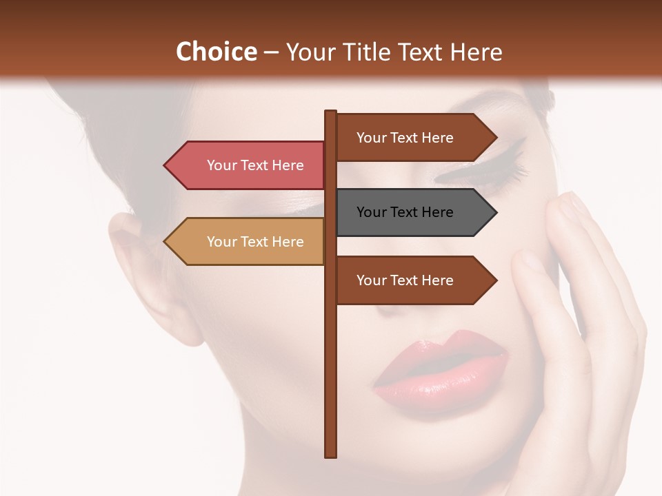 Modern Woman Beautiful PowerPoint Template