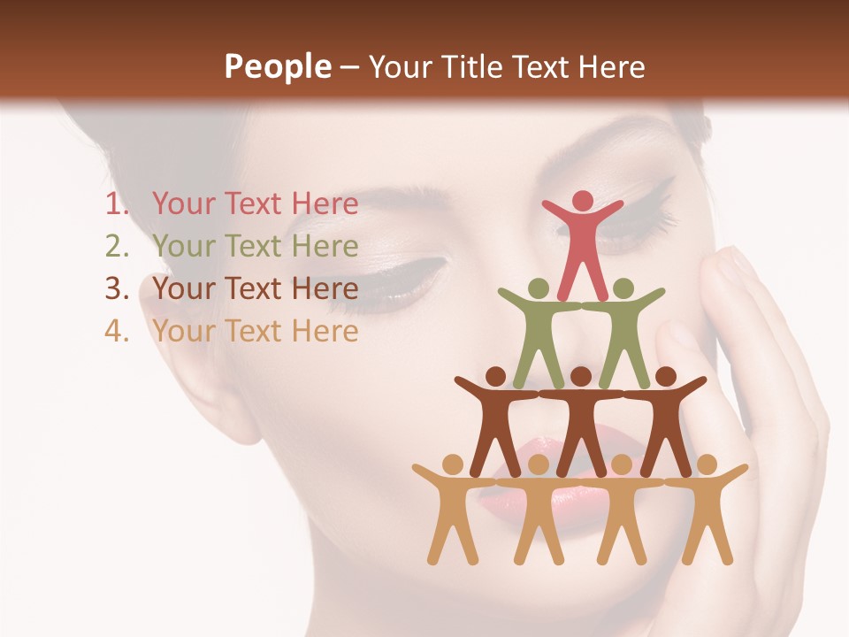 Modern Woman Beautiful PowerPoint Template