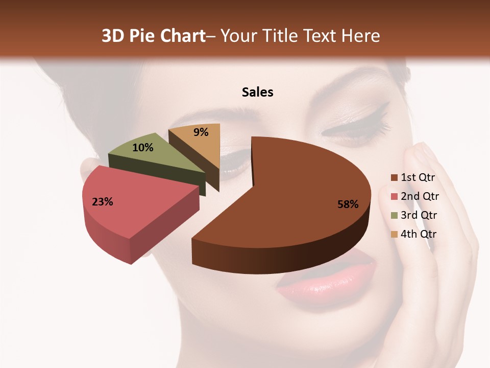 Modern Woman Beautiful PowerPoint Template