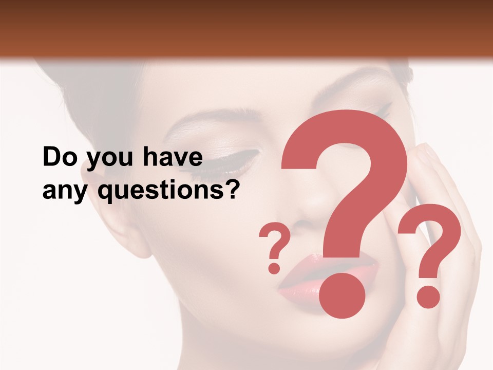 Modern Woman Beautiful PowerPoint Template