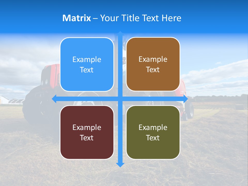 Stack Feed Corn PowerPoint Template