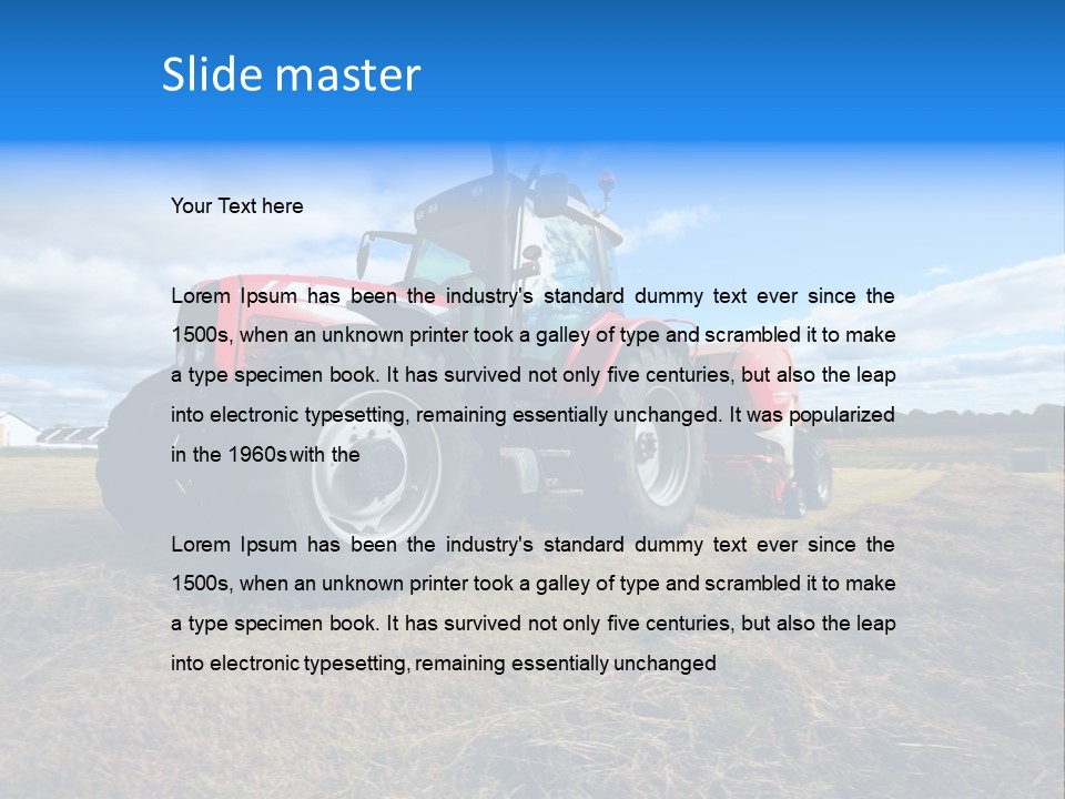 Stack Feed Corn PowerPoint Template