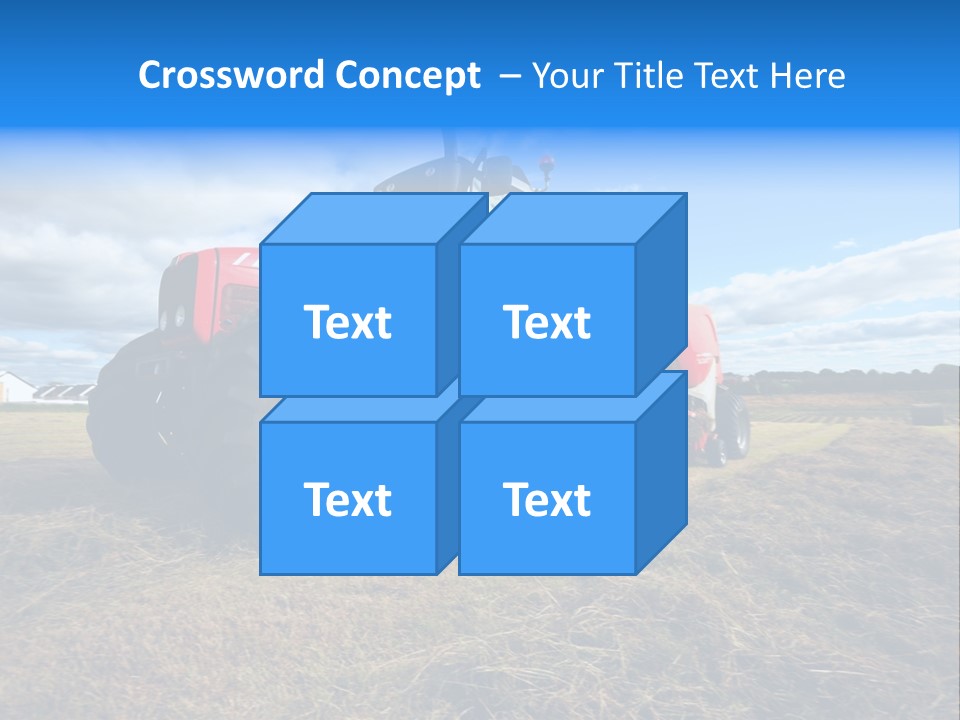 Stack Feed Corn PowerPoint Template