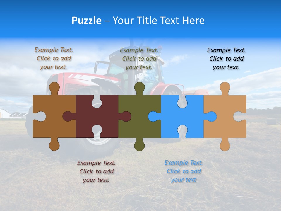 Stack Feed Corn PowerPoint Template