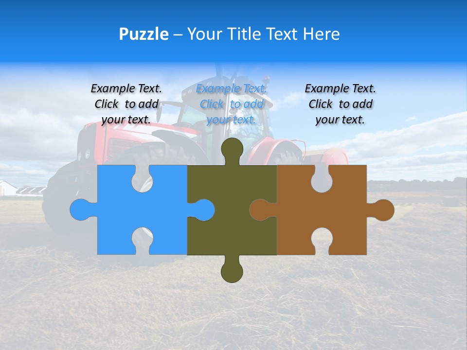 Stack Feed Corn PowerPoint Template