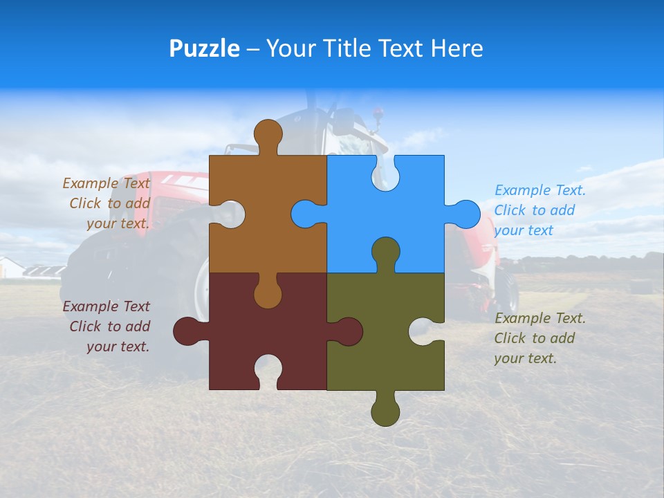 Stack Feed Corn PowerPoint Template