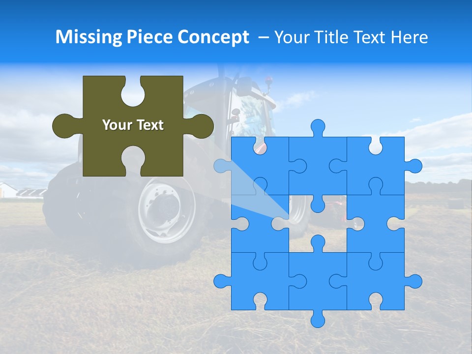 Stack Feed Corn PowerPoint Template