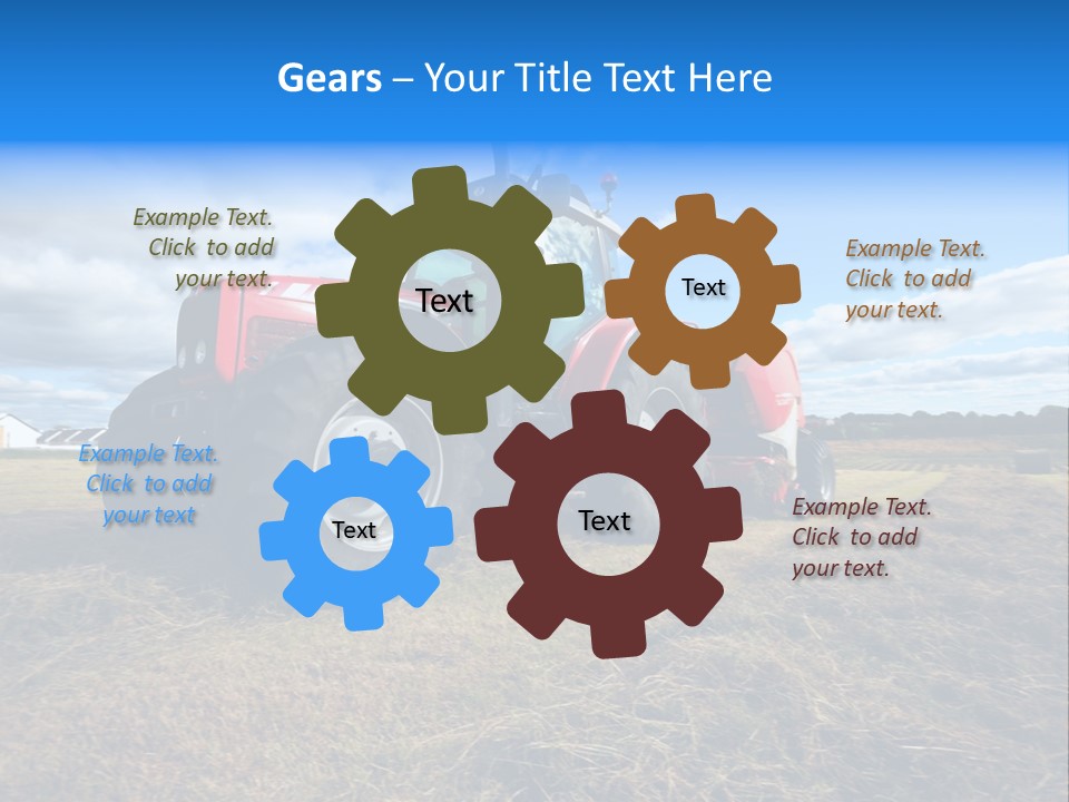 Stack Feed Corn PowerPoint Template