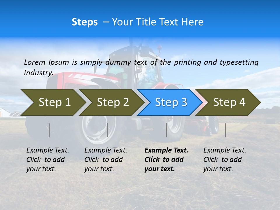 Stack Feed Corn PowerPoint Template