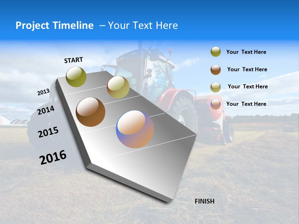 Stack Feed Corn PowerPoint Template