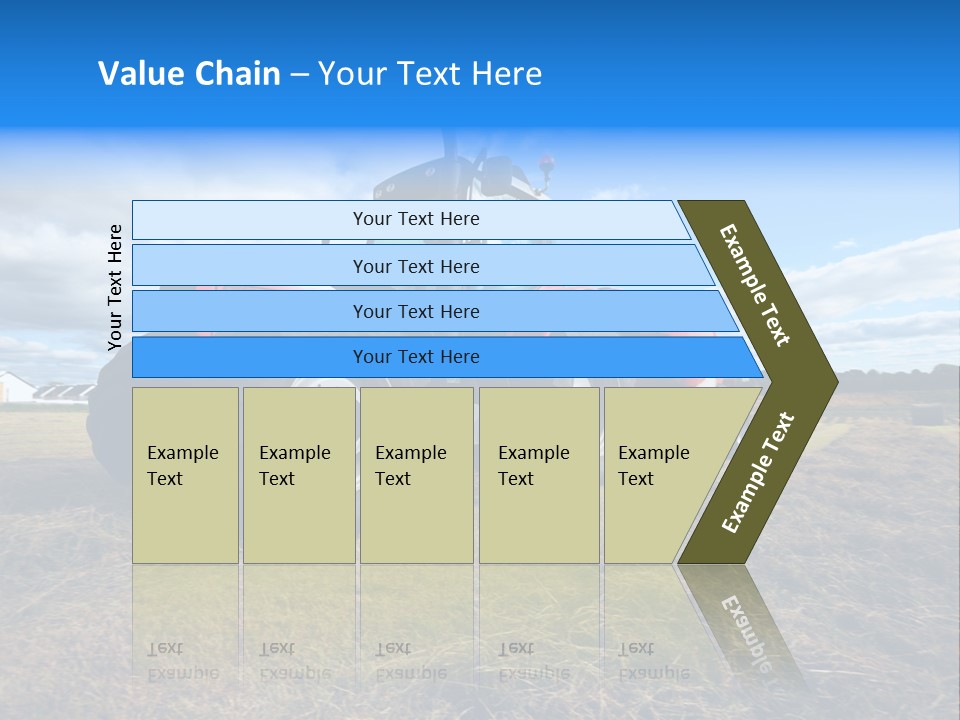 Stack Feed Corn PowerPoint Template