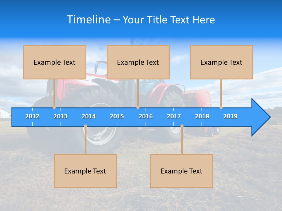 Stack Feed Corn PowerPoint Template