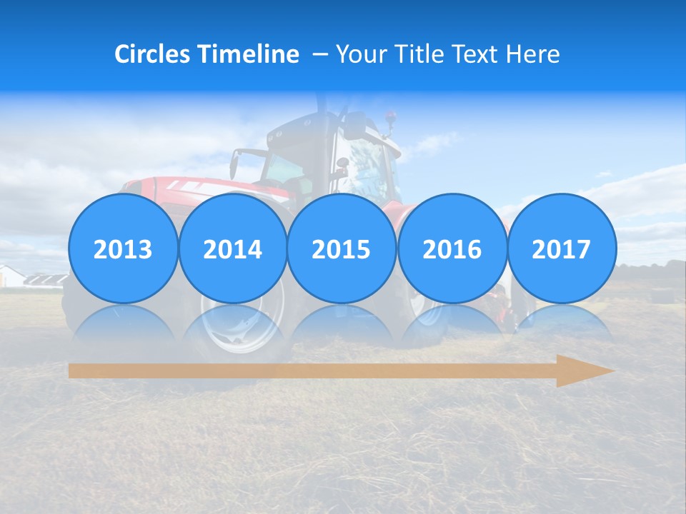 Stack Feed Corn PowerPoint Template