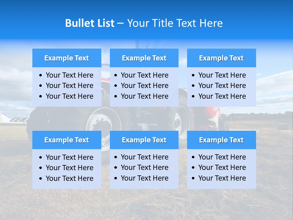 Stack Feed Corn PowerPoint Template
