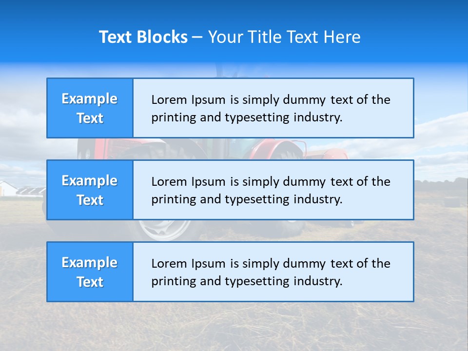 Stack Feed Corn PowerPoint Template