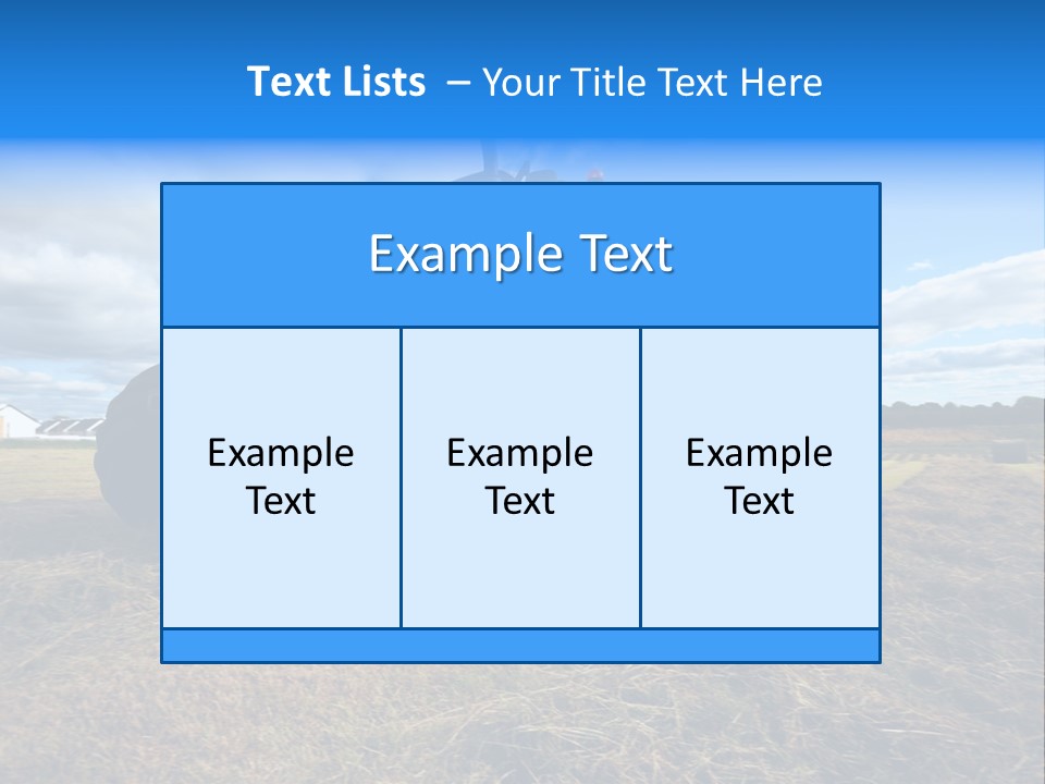 Stack Feed Corn PowerPoint Template