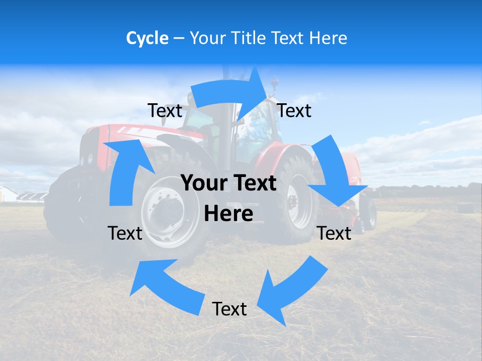 Stack Feed Corn PowerPoint Template
