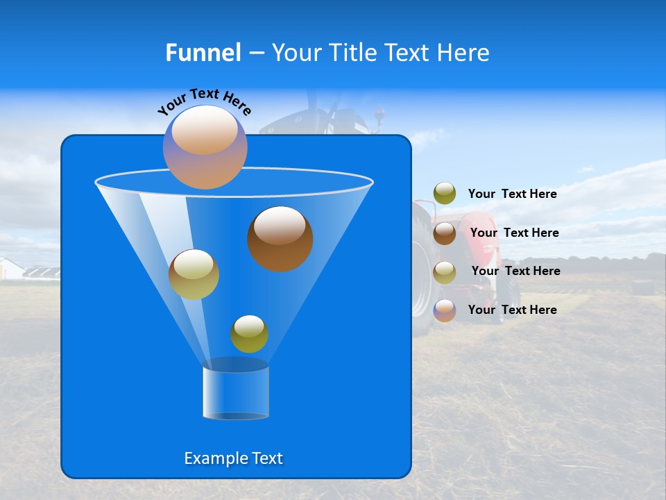 Stack Feed Corn PowerPoint Template