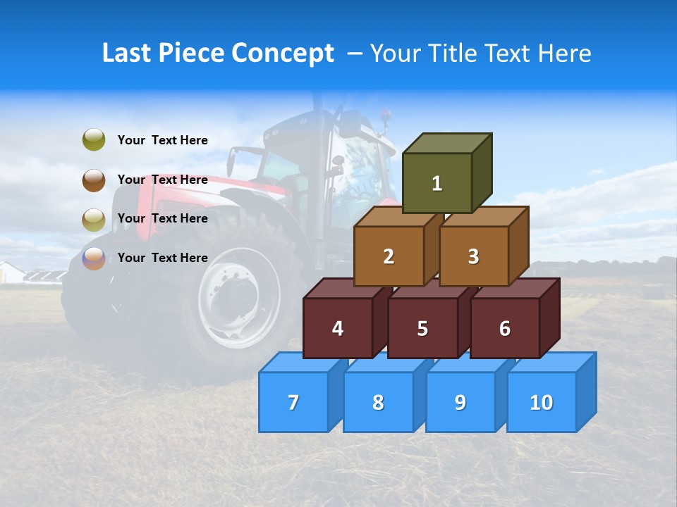 Stack Feed Corn PowerPoint Template
