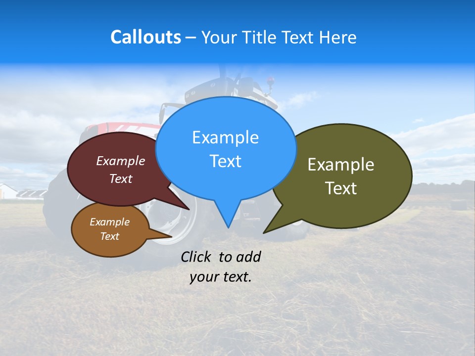 Stack Feed Corn PowerPoint Template