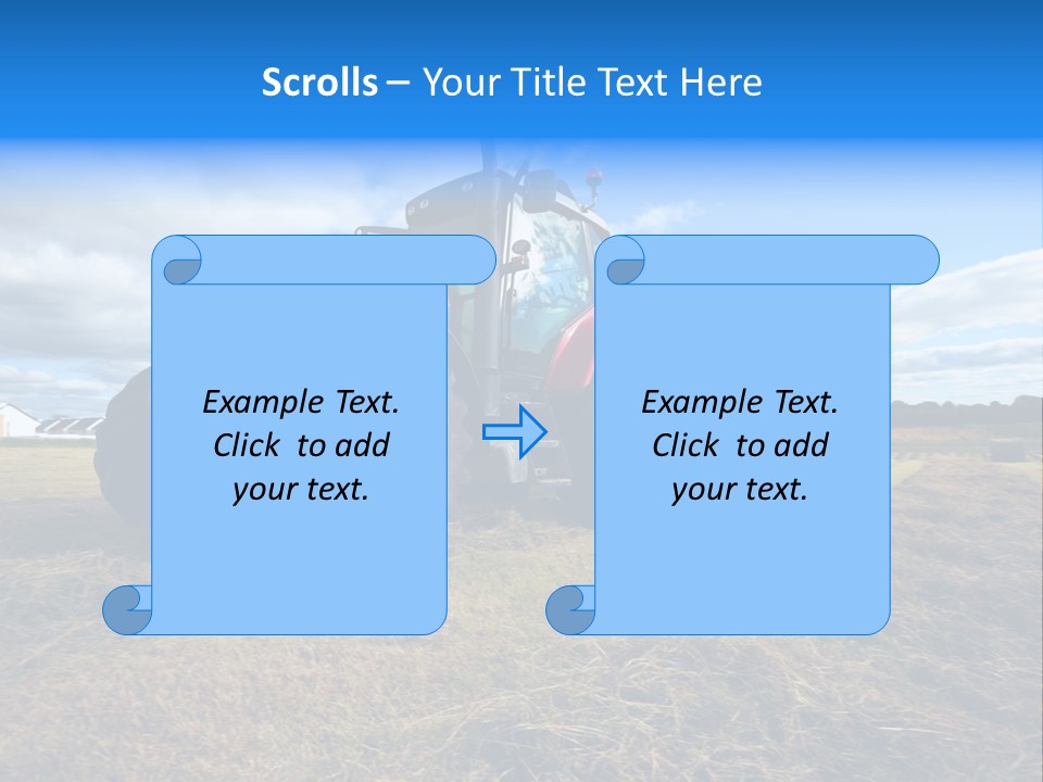 Stack Feed Corn PowerPoint Template