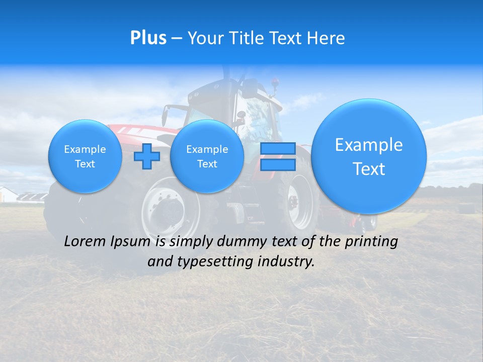 Stack Feed Corn PowerPoint Template