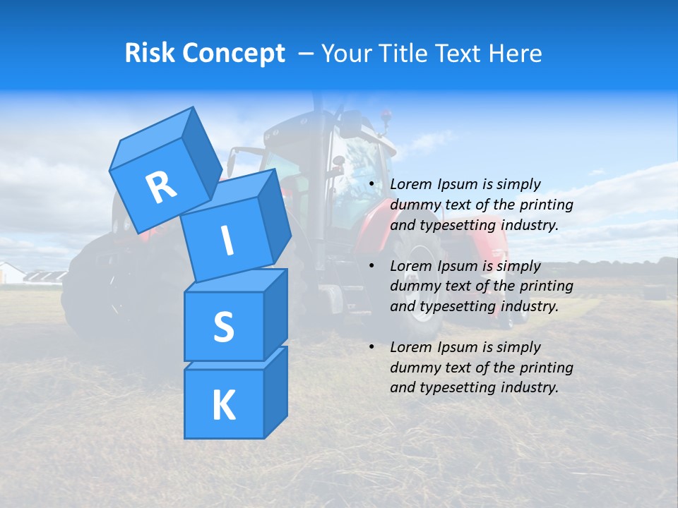 Stack Feed Corn PowerPoint Template